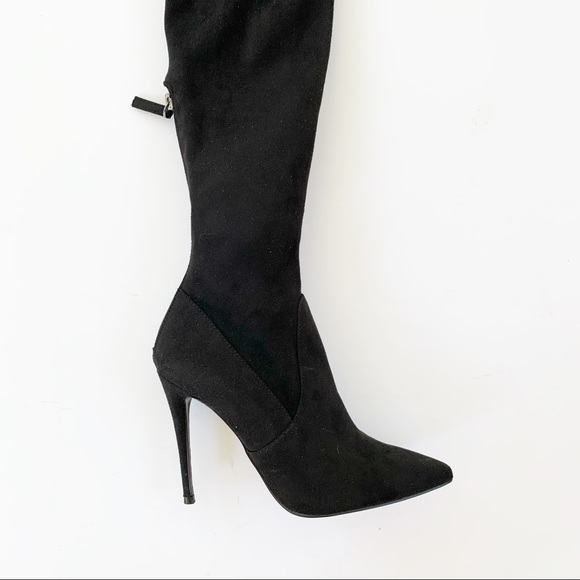 Steve Madden Dominique Vegan Over the Knee Boots - Picture 5 of 14